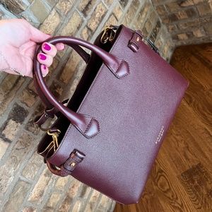 Burberry Banner House Check Derby Satchel